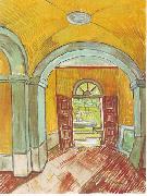 Vincent Van Gogh Entrance of the Hospital painting